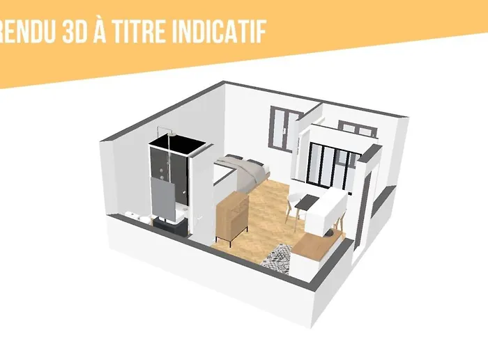 Grand Avec Espace De Travail Apartment *